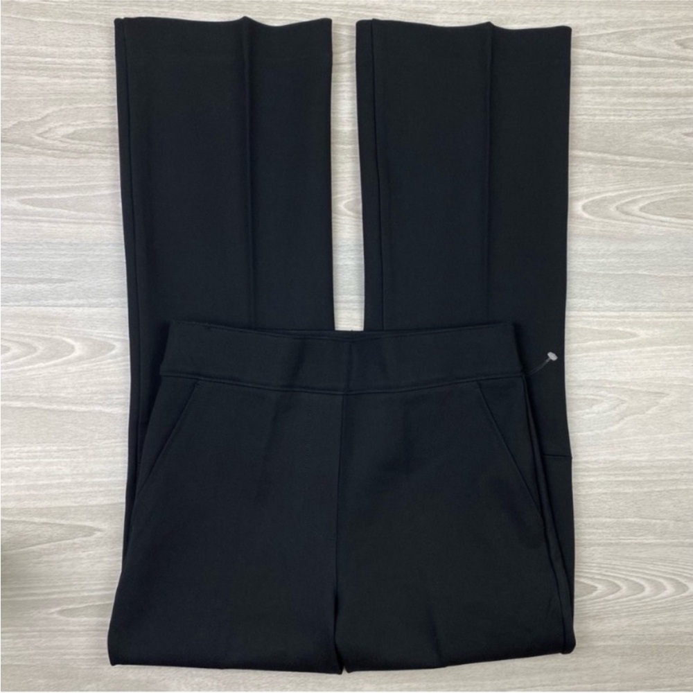 SPANX Super Smooth Perfect Fit Ponte Kick Flare Black trouser pant - Picture 7 of 12